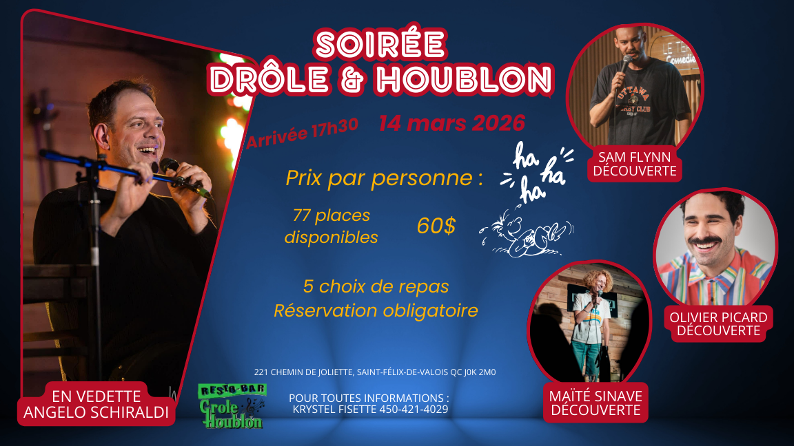 Soirée drôle & Houblon - 2e Édition