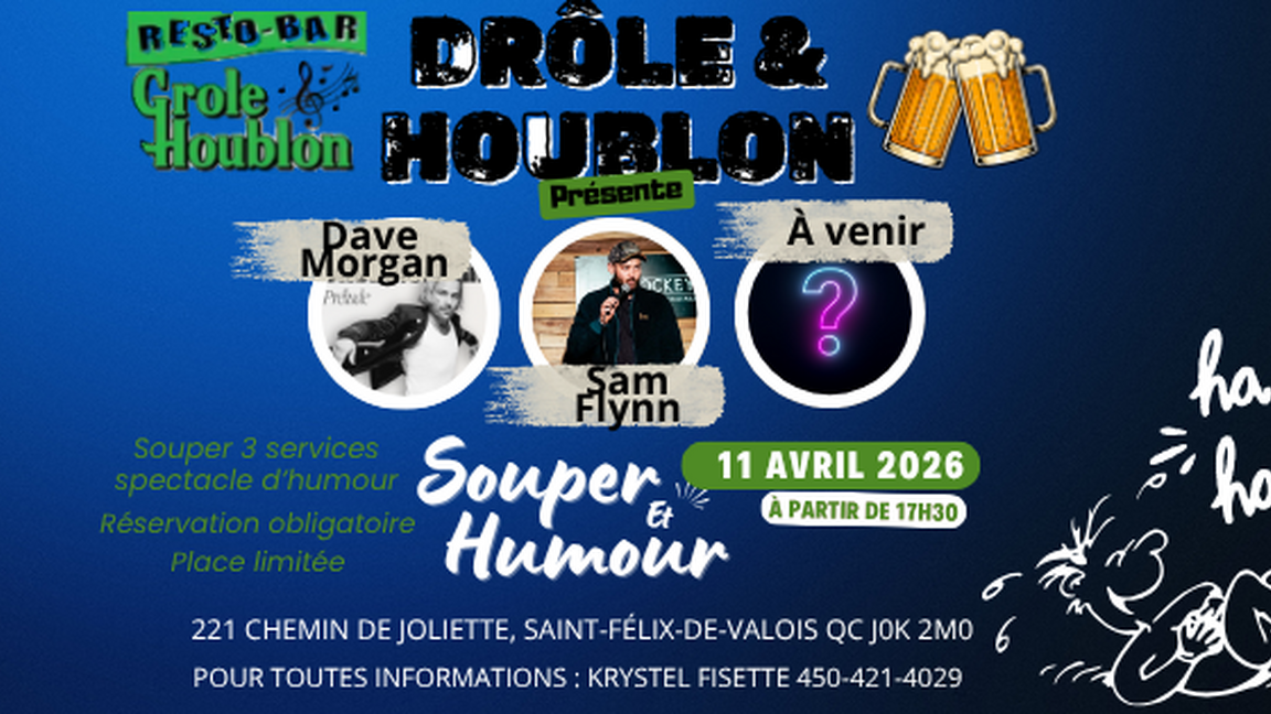 Soirée drôle & Houblon - 3e Édition