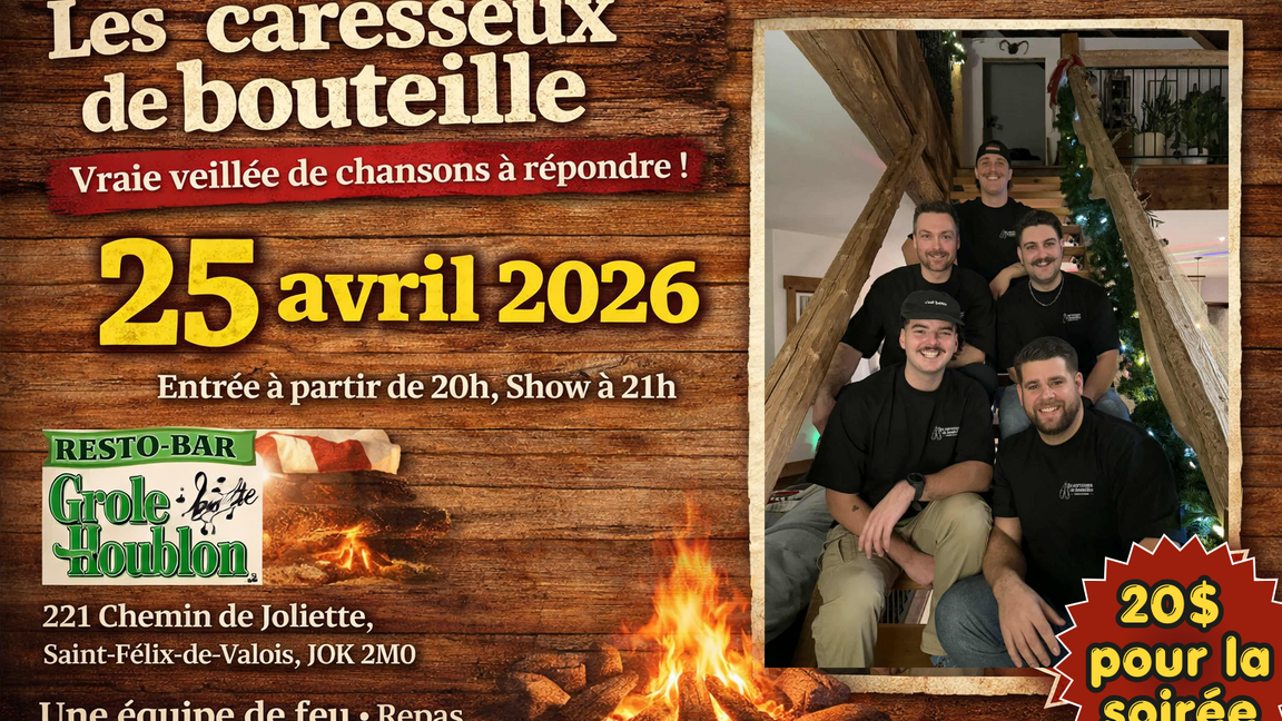 Les caresseux de bouteille  - Vraie veillée de chansons à répondre !