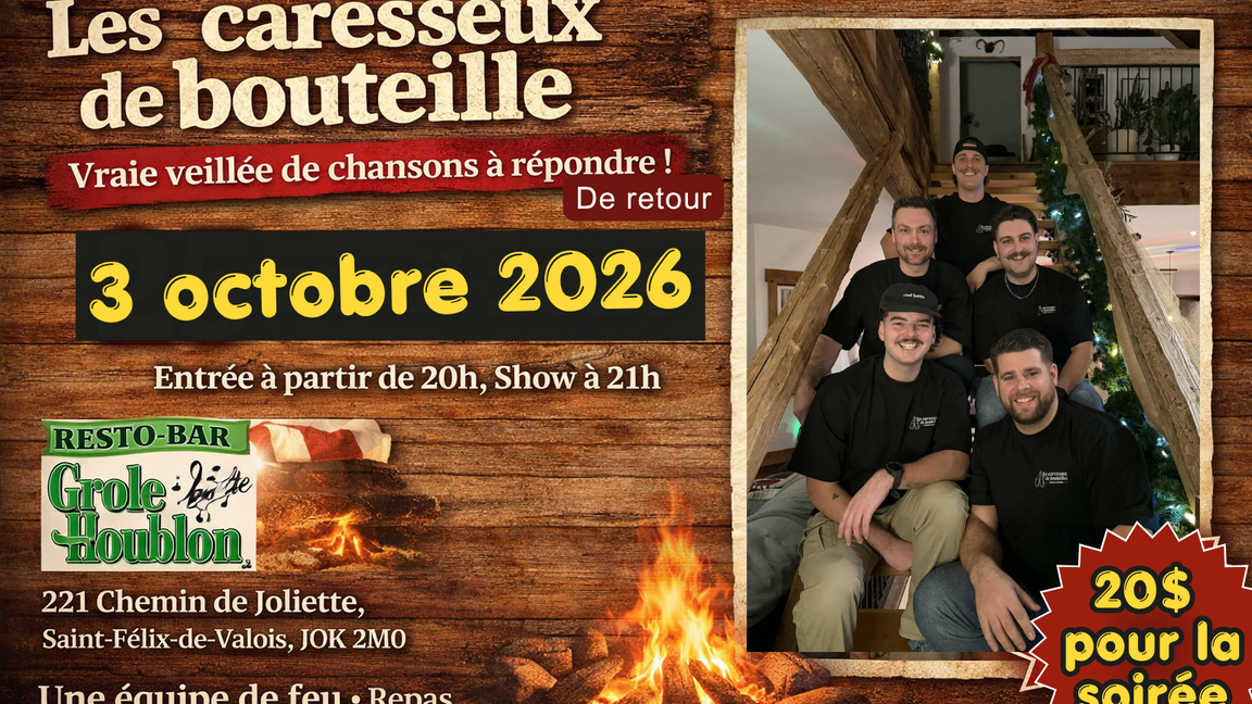 Les caresseux de bouteille  - Vraie veillée de chansons à répondre !