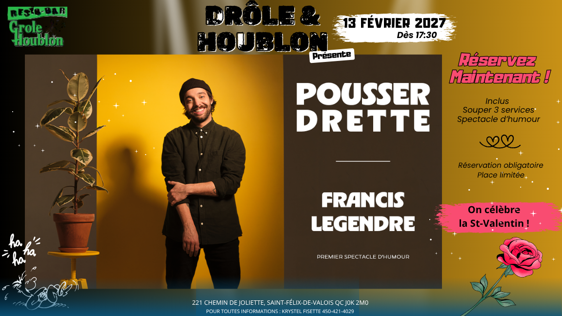 Soirée drôle & Houblon - St-Valentin