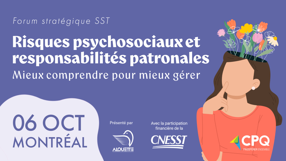 Forum stratégique SST - Risques psychosociaux