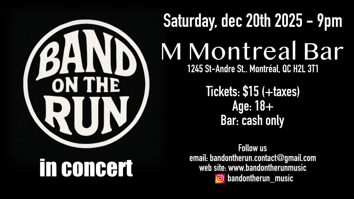 Band On The Run - in concert