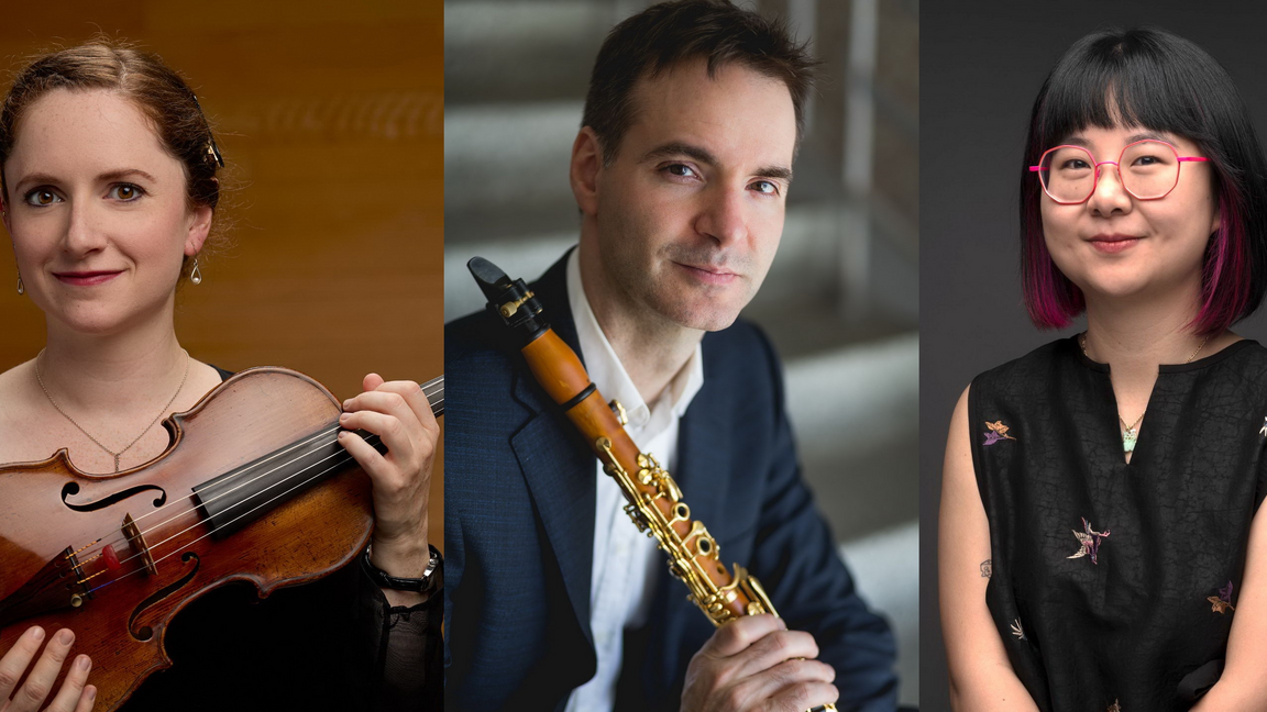 SOIRÉE FONDATION VIRGINIA PARKER - Jean-François Normand, clarinette, Éliane Charest-Beauchamp, violon et Qiao Yi Miao Mu, piano
