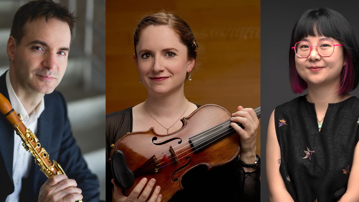 SOIRÉE FONDATION VIRGINIA PARKER - Jean-François Normand, clarinette, Éliane Charest-Beauchamp, violon et Qiao Yi Miao Mu, piano