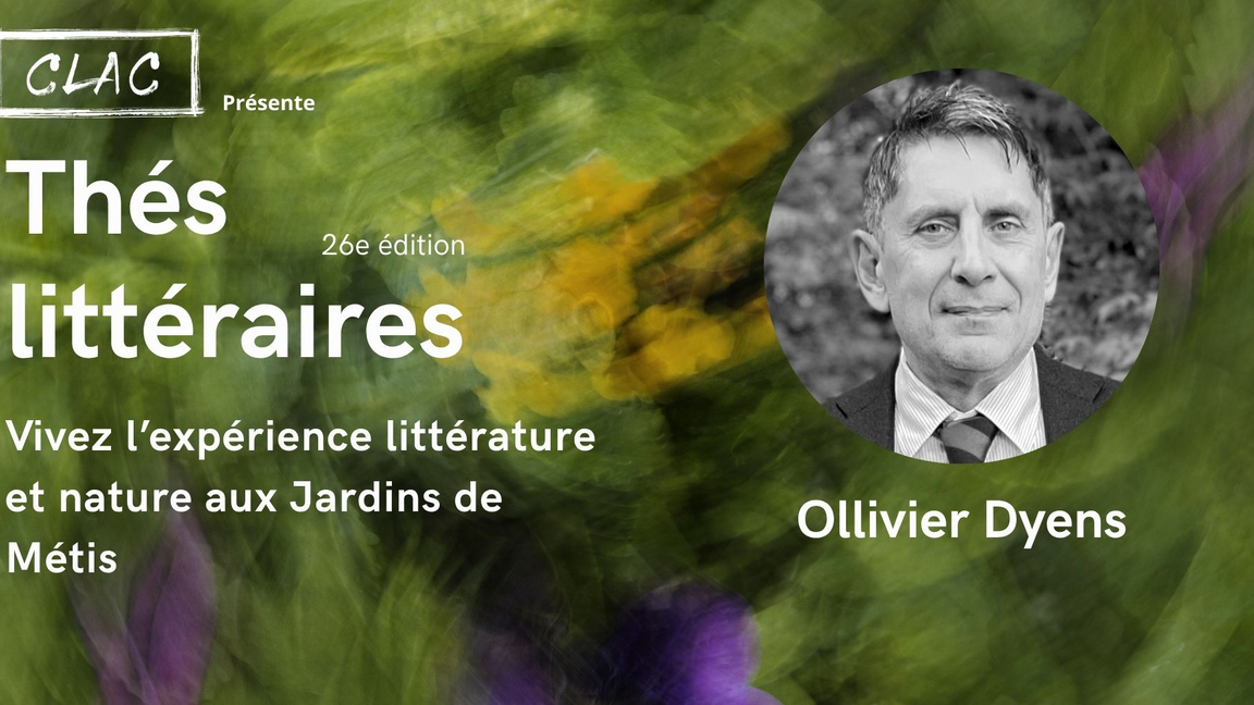 Thé Littéraire avec Ollivier Dyens