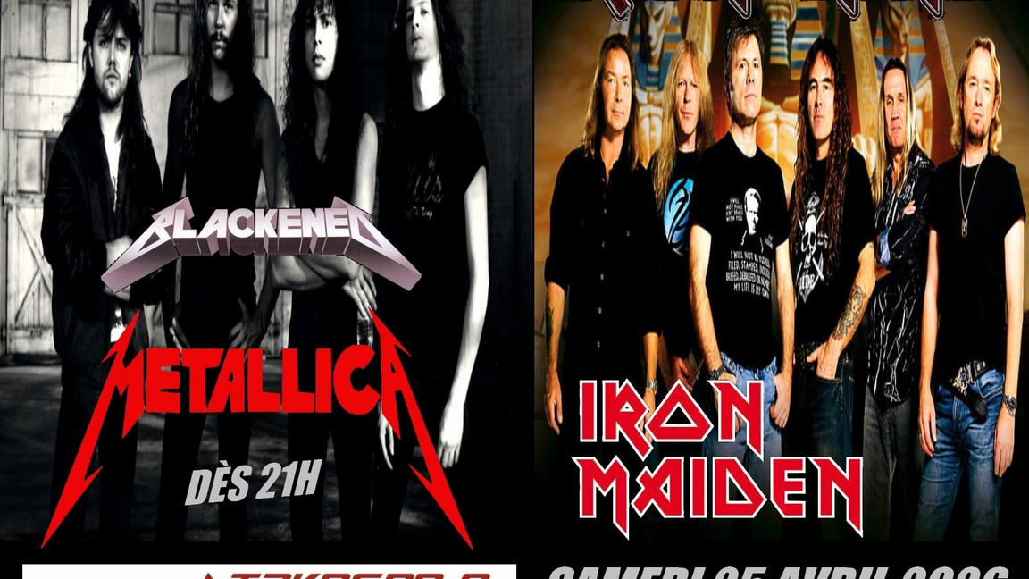 Double hommage Métallica & Iron Maiden