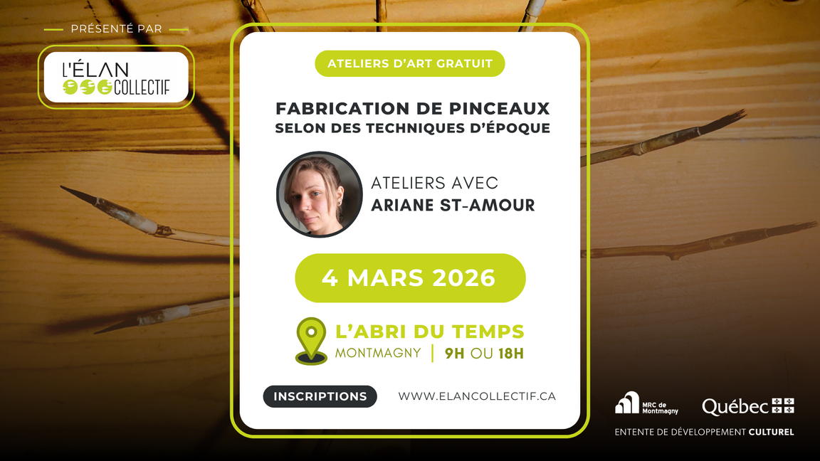 Fabrication de pinceaux selon des techniques d’époque