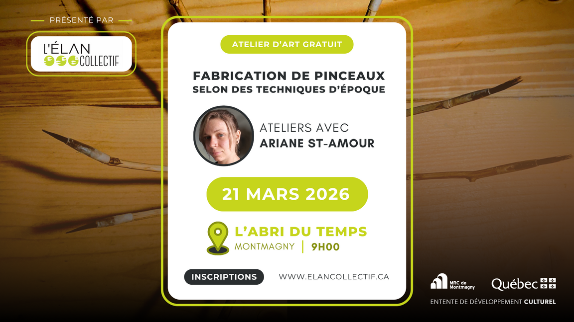 Fabrication de pinceaux selon des techniques d’époque | ATELIER D'ART GRATUIT