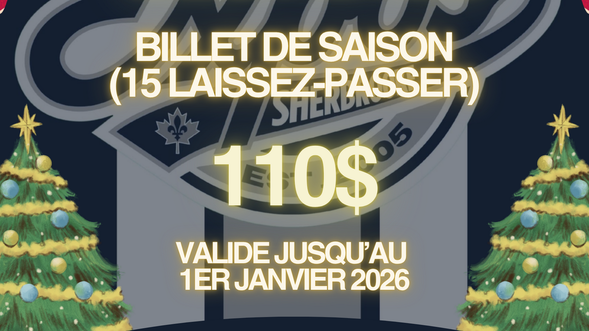 Expos de Sherbrooke 2026 - Billet de saison