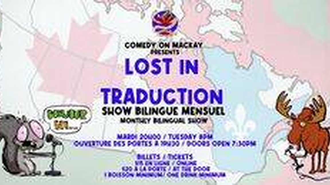 Lost in Traduction - Bilingual Stand Up Comedy - Comedy on Mackay 041