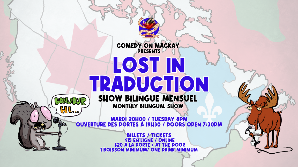 Lost in Traduction - Bilingual Stand Up Comedy - Comedy on Mackay 041