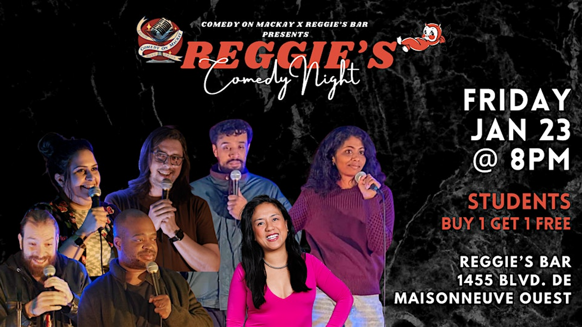 English Stand-Up Comedy Show in Montréal | Reggie's Comedy Night #001