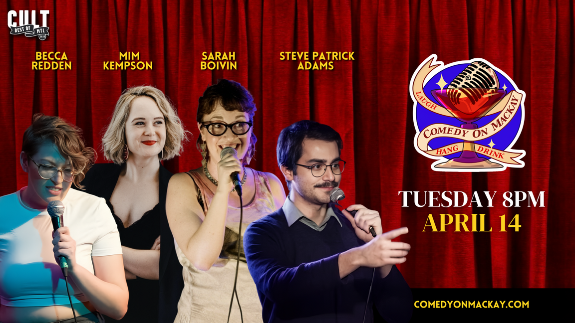 Best Tuesday Night English Stand-Up Comedy in Montréal | Comedy on Mackay