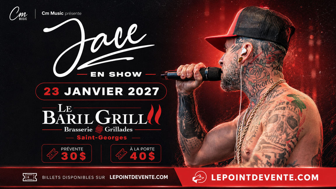 Jace en Spectacle au Barilgrill à St Georges de Beauce