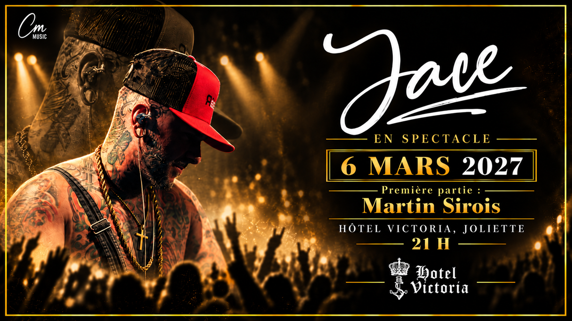 Jace en spectacle - Hôtel Victoria Joliette