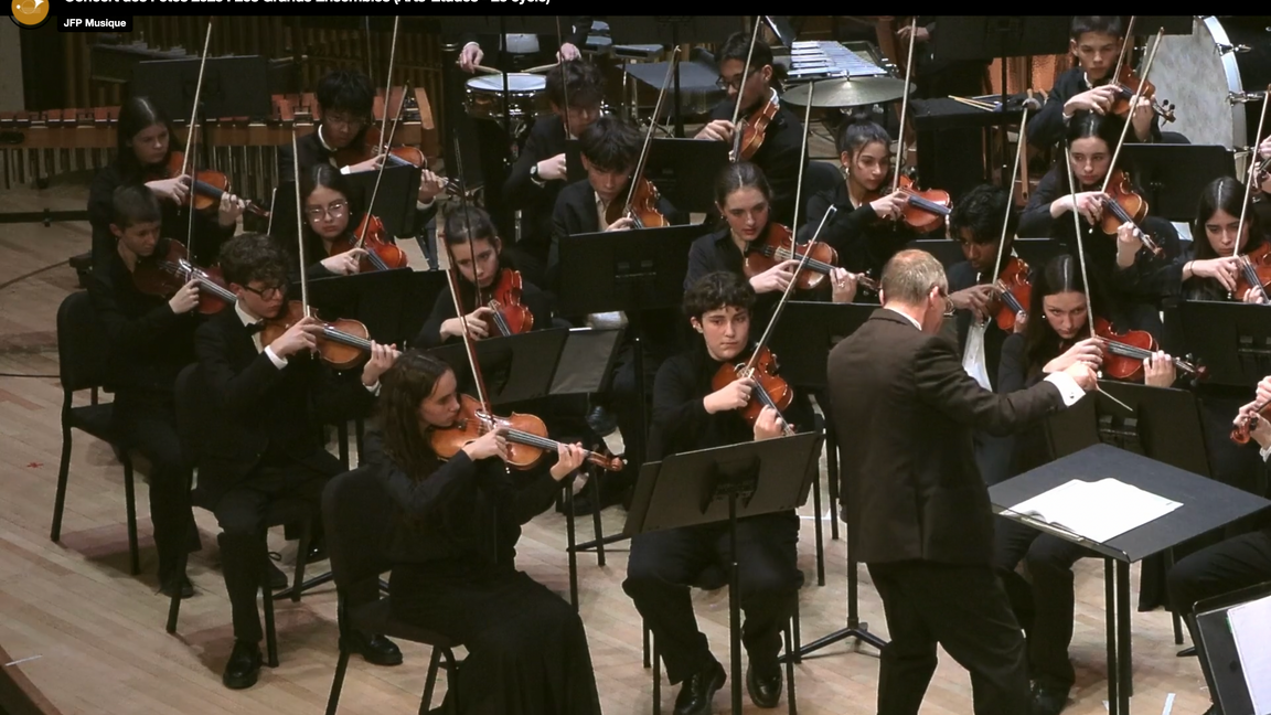 Concerts de fin d'année 2026 ! Les Grands Ensembles (Arts-Études - 2e cycle)