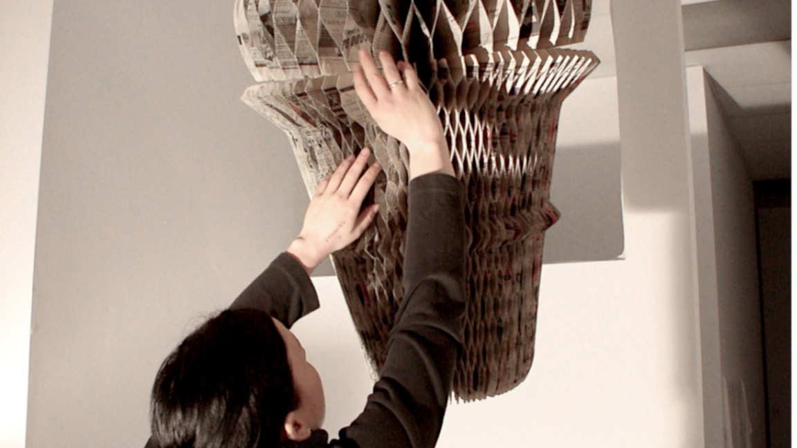 Atelier de sculptures en papier journal – Julie Picard
