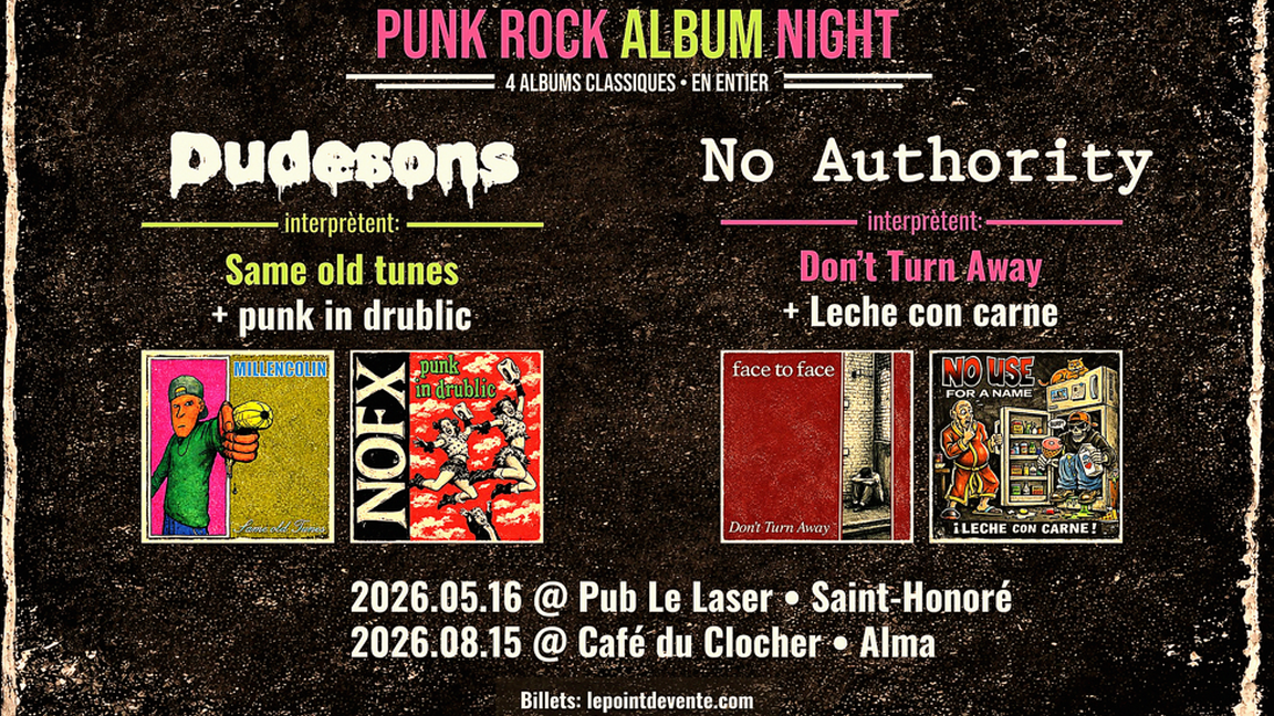 Hommage à NOFX , MILLENCOLIN , NO USE et FACE TO FACE