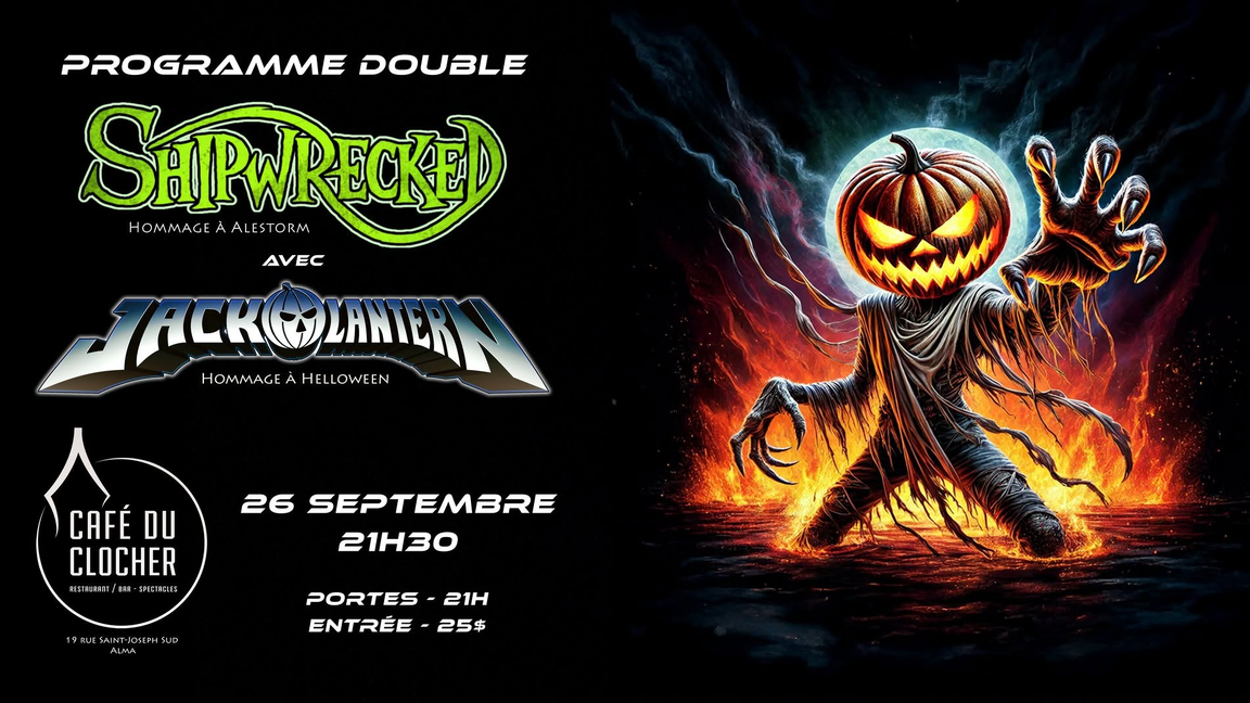 SHIPWRECKED — Hommage à ALESTORM + JACK-O-LANTERN — Hommage à HELLOWEEN
