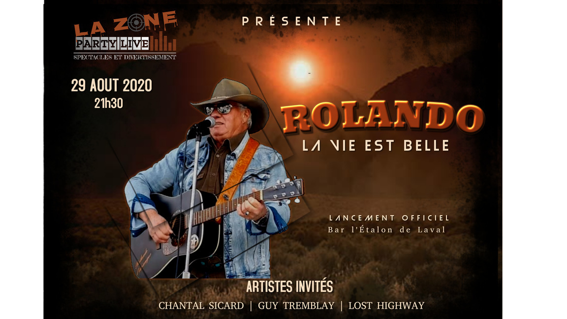 Lancement d'album La vie est belle - Rolando