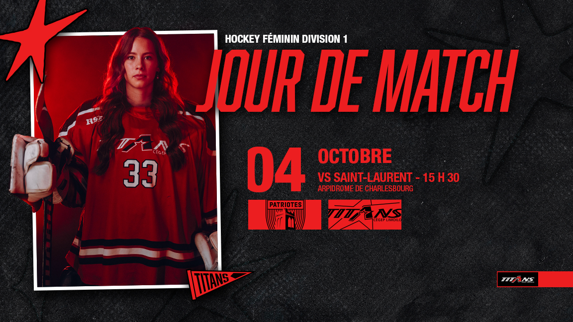 MATCH HOCKEY FÉMININ - LIMOILOU CONTRE SAINT-LAURENT