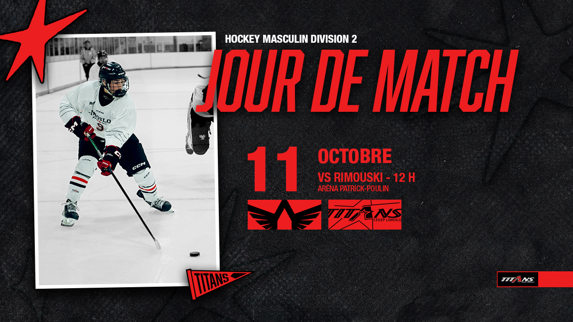 MATCH HOCKEY MASCULIN - LIMOILOU CONTRE RIMOUSKI