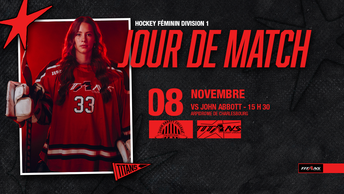 MATCH HOCKEY FÉMININ - LIMOILOU CONTRE JOHN-ABBOTT