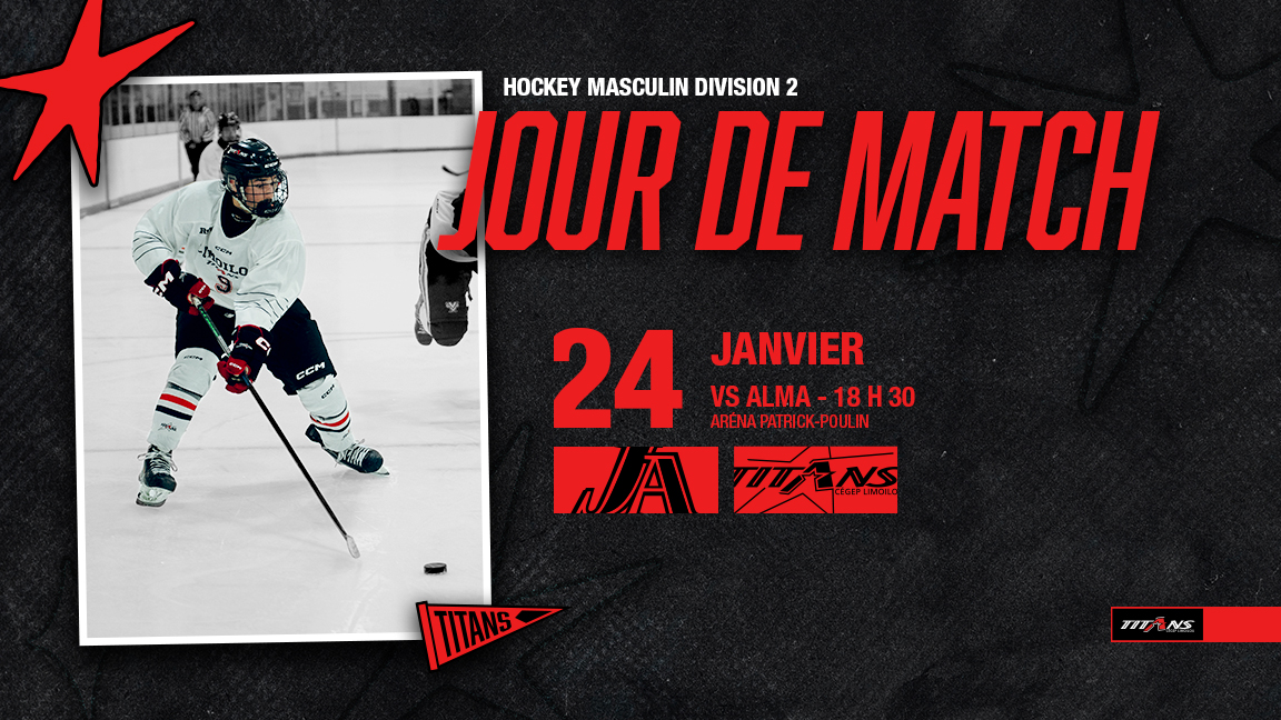 MATCH HOCKEY MASCULIN - LIMOILOU CONTRE ALMA