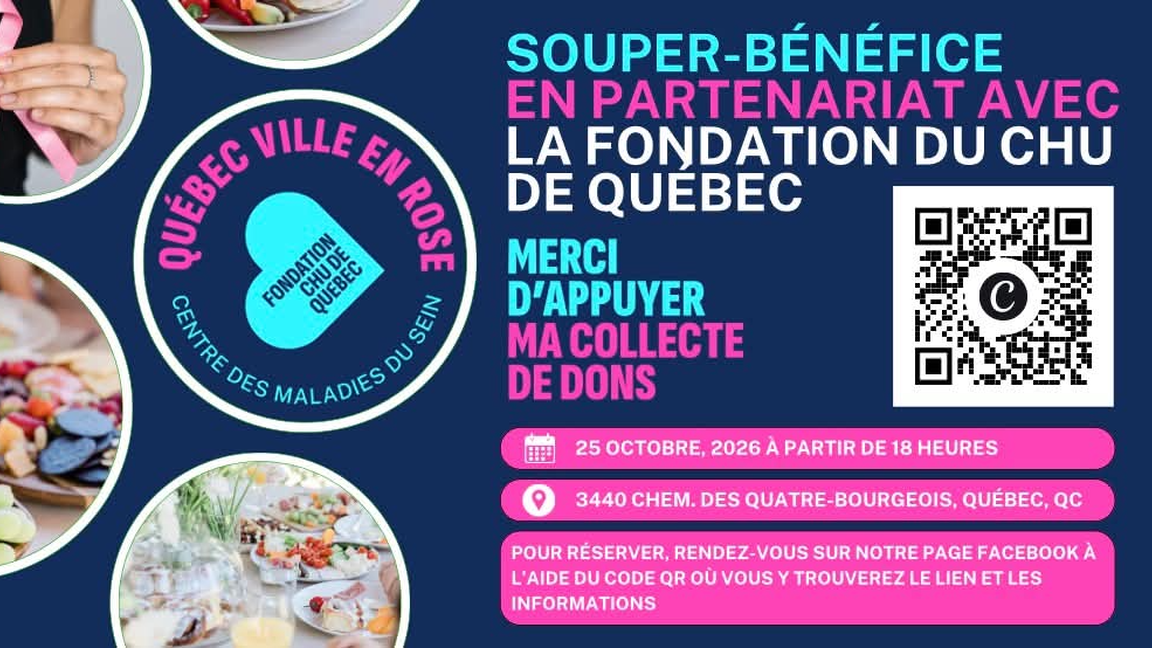 Souper-Bénéfice En coeur pour la cause