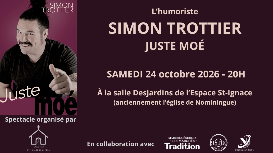 Humoriste Simon Trottier