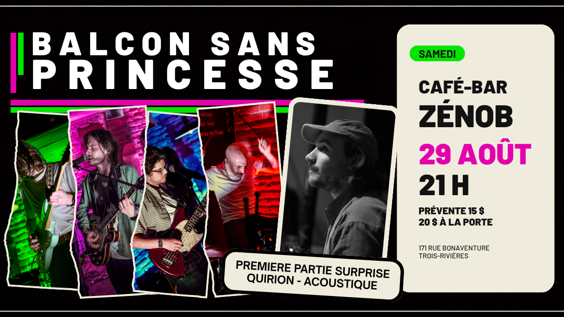 Balcon sans princesse @ Zénob