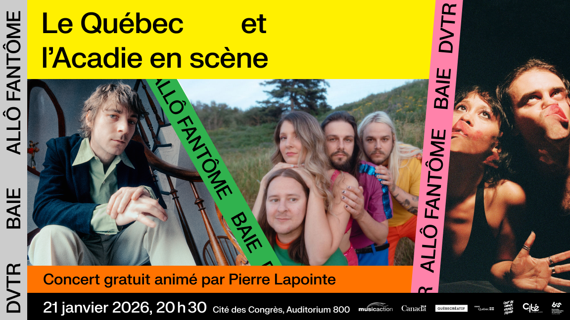 Le Québec et l'Acadie en scène