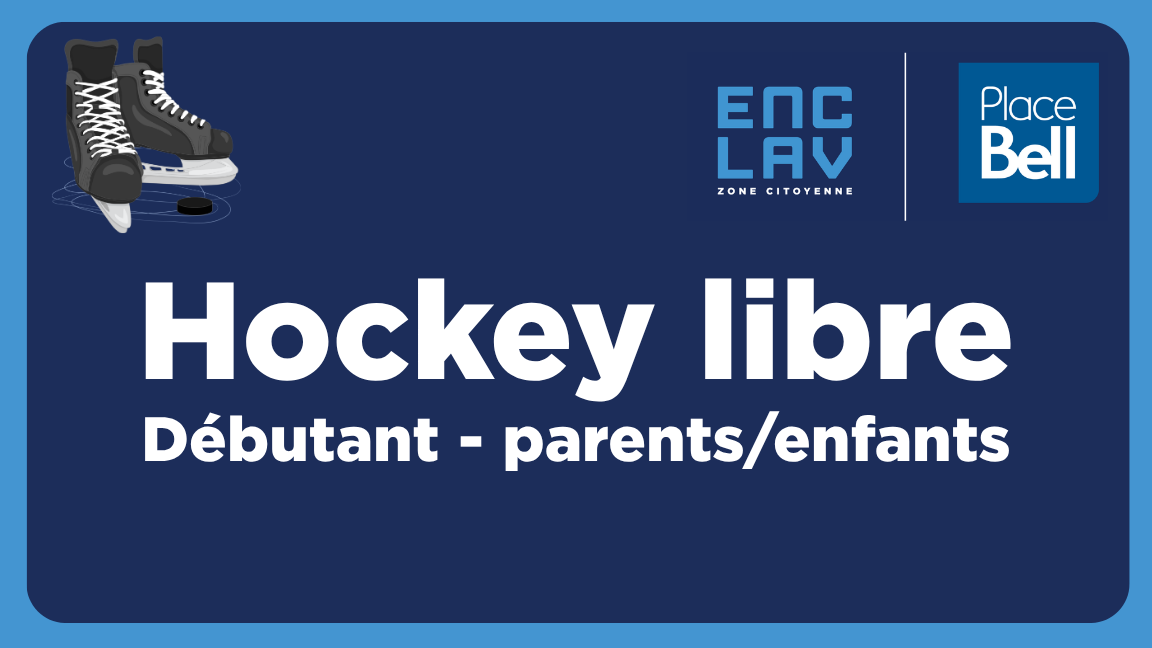 Hockey libre débutant parents-enfants 8 ans et -