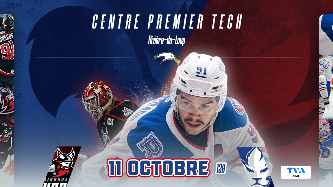 Lions de Trois-Rivières vs Thunder de l'Adirondack - Au profit des Albatros M18 AAA