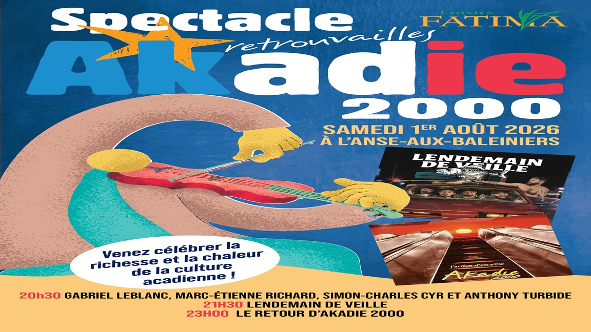 Spectacle retrouvailles Akadie 2000