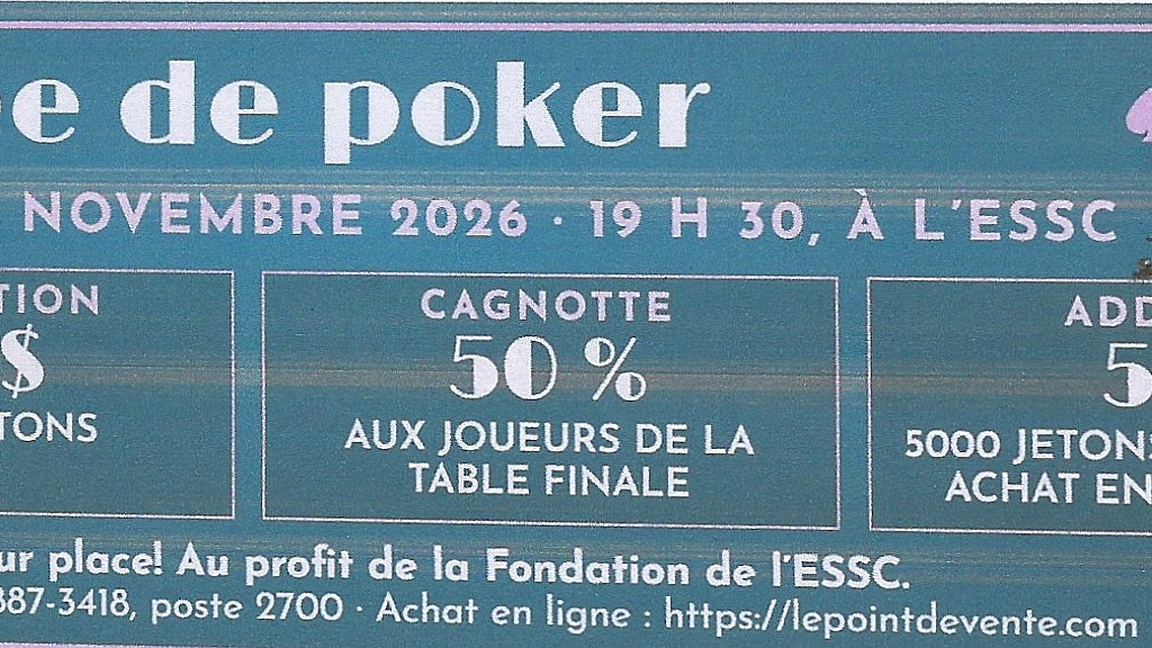 Soirée de Poker Fondation ESSC