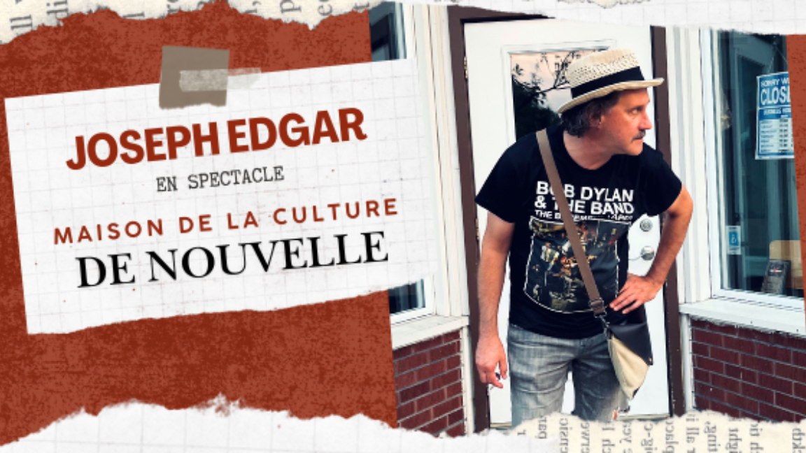 Joseph Edgar en spectacle intime
