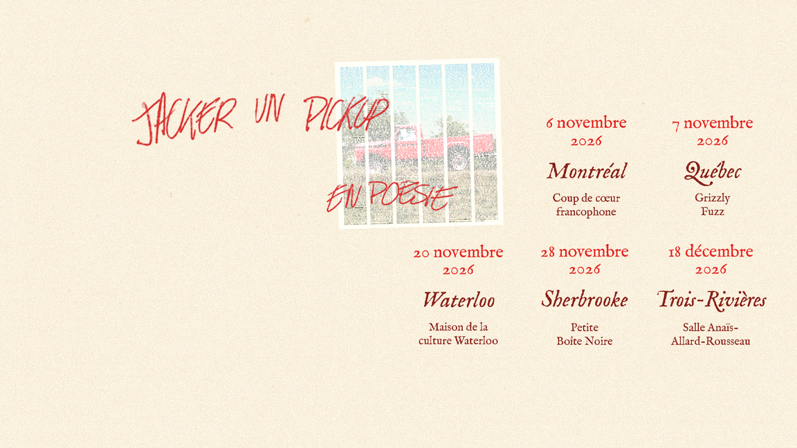 Jacker un pickup en poésie