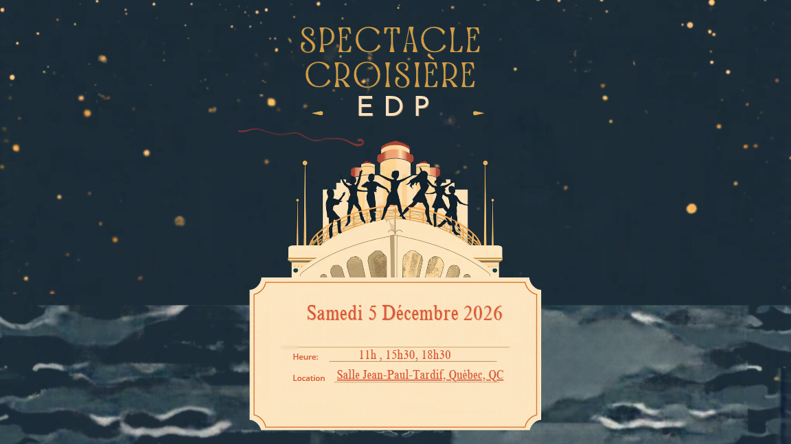 Croisière EDP