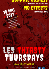 Thirty Thursday aux Katacombes-Hommage à NOFX par NO EFFECTS + Hommage aux Sex Pistols par Johnnie Guinness