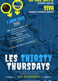 Thirsty Thursday aux Katacombes:hommage à Nirvana par April Hate + hommage aux Smashing Pumpkins par SIVA