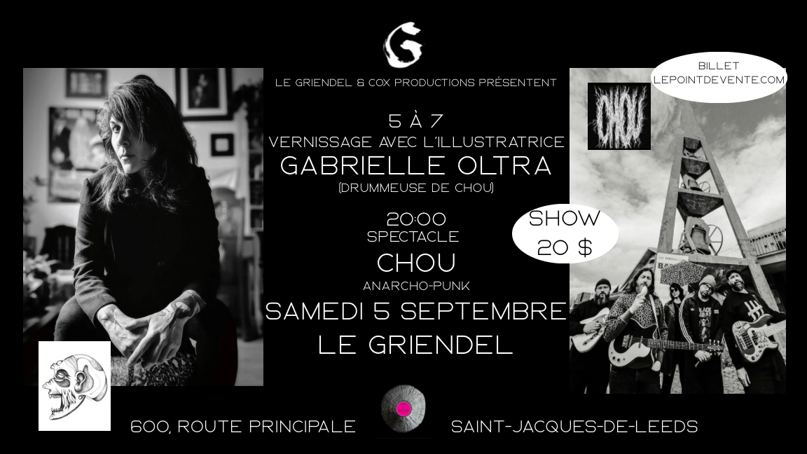 Chou Sep 5, 2026 | La Vitrine