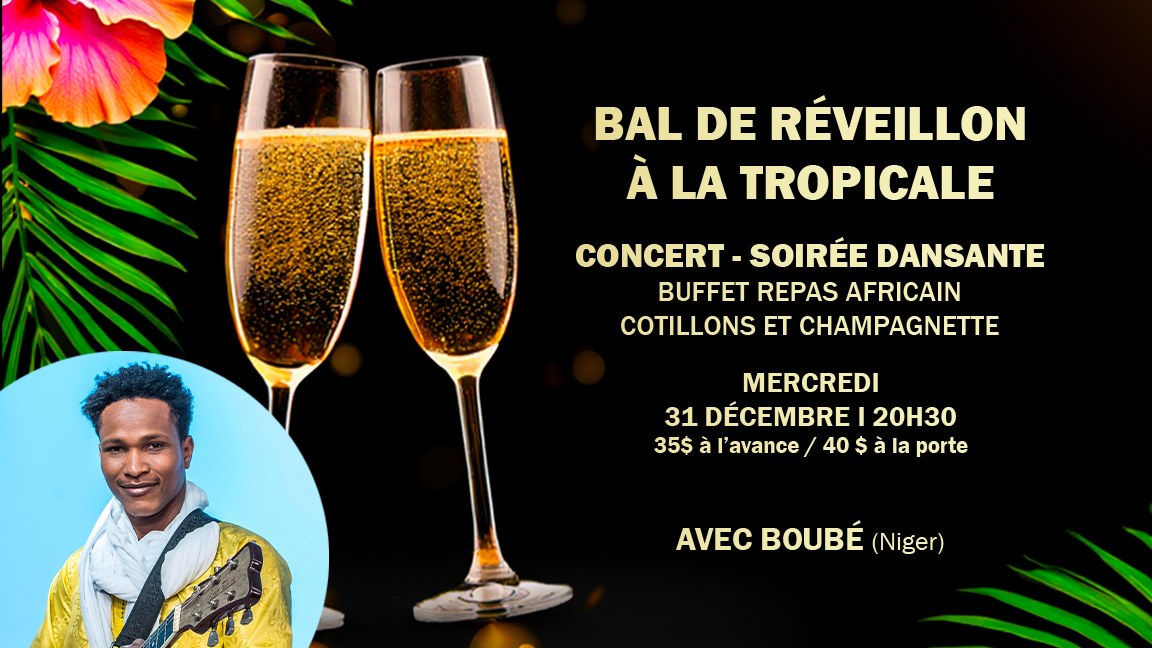 BAL DE RÉVEILLON À LA TROPICALE