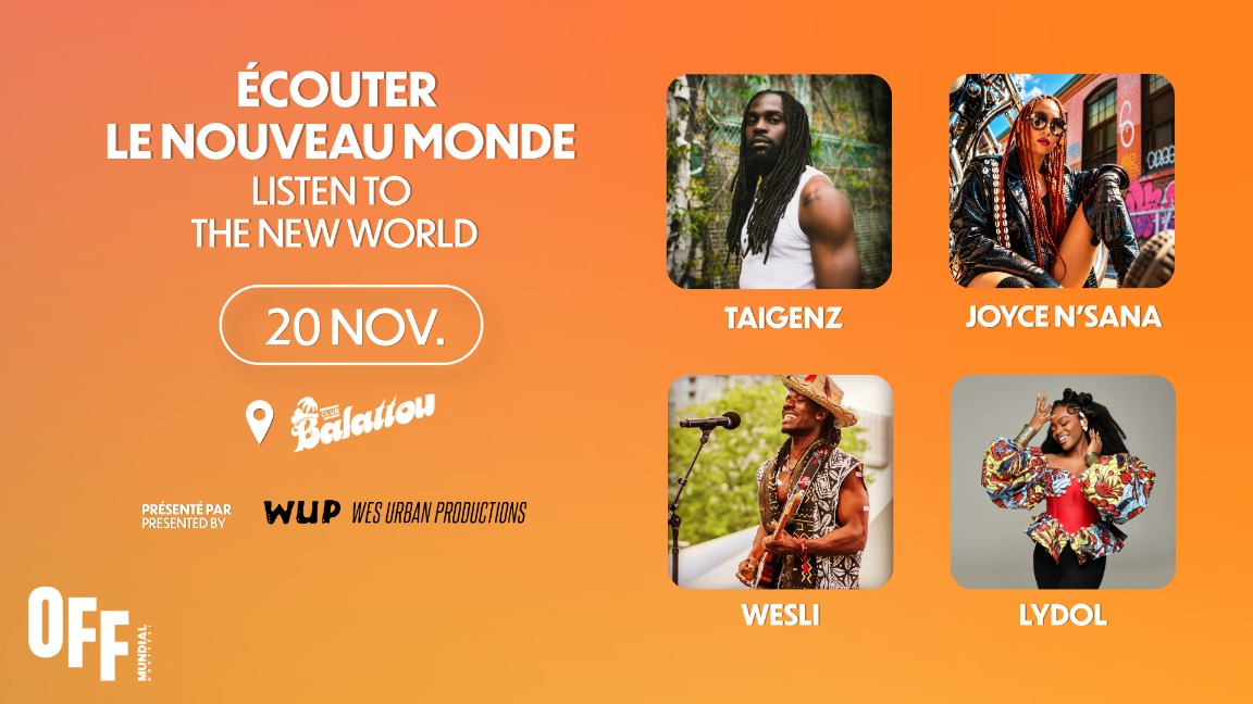 Affiche : Écouter le nouveau monde - Offshowcase avec Mundial Gratuit