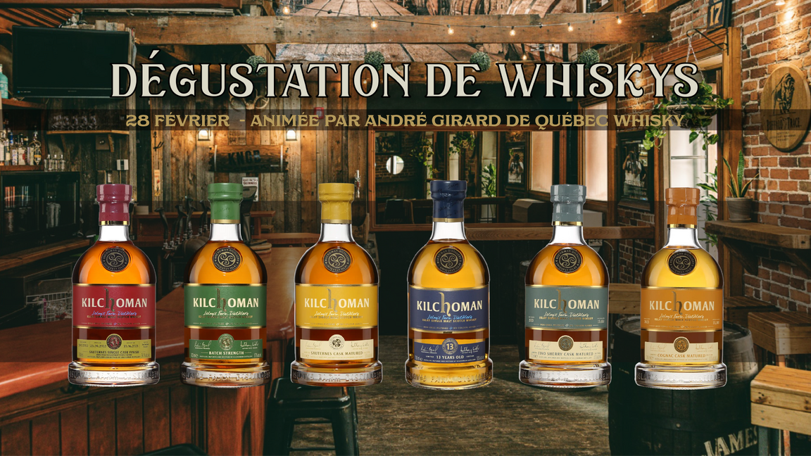 Dégustation de Whiskys - Trésors écossais de 2014 à 1979