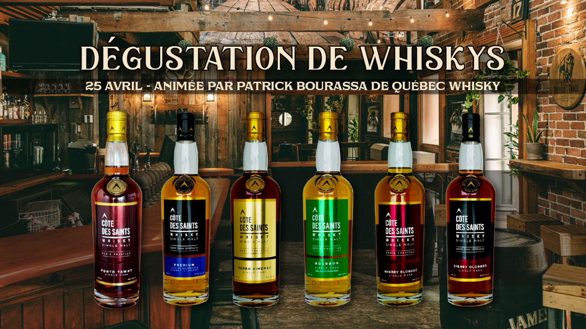 Dégustation de Whiskys — Les grands single malts de Côte des Saints