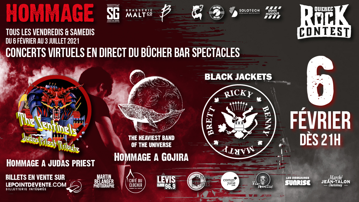 Concert virtuel : Hommage à Gojira, Hommage à Judas Priest & The Black Jackets