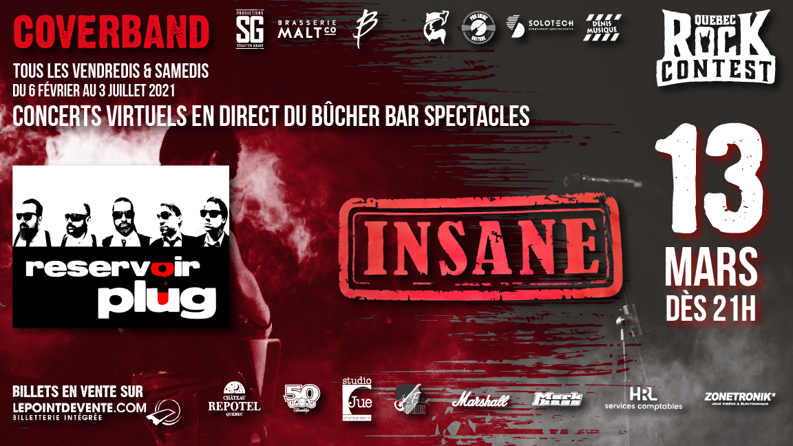 Concert virtuel : Reservoir Plug & Insane