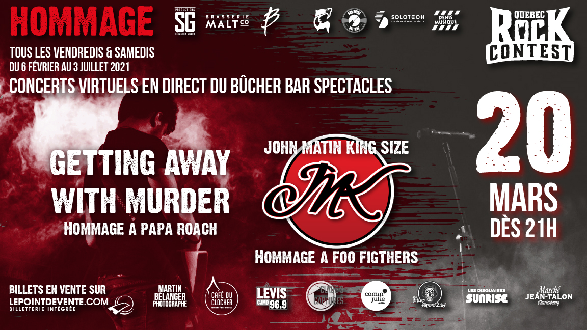 Concert virtuel : Hommage à Gojira & Hommage à Papa Roach
